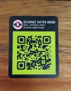 Lire la suite à propos de l’article Scannez notre menu