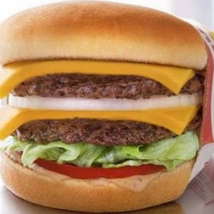 Double cheeseburger